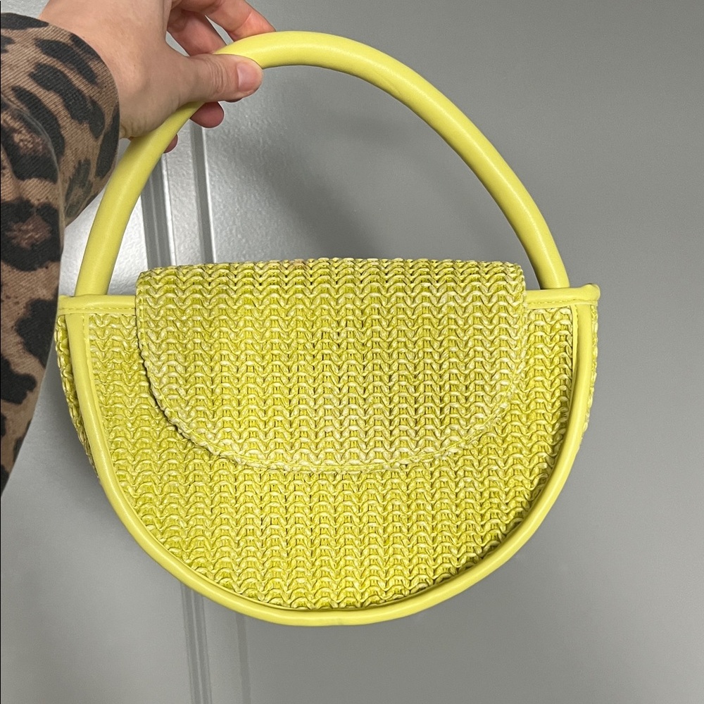 Chic Yellow Handbag